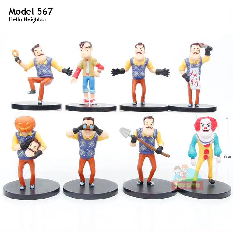 Action Figure Set - Model 567 : Hello Neighbor